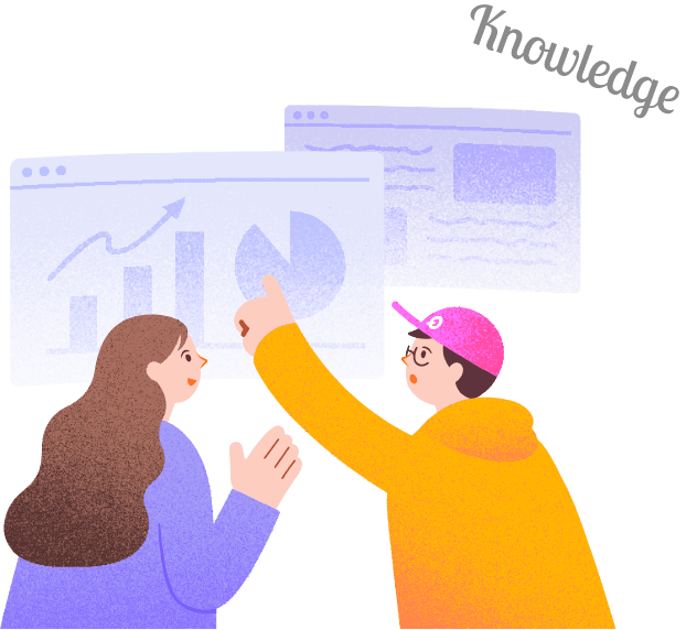 専門的なQoo10ノウハウを保有するチームのイラスト